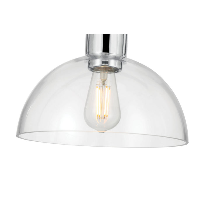 Millennium - 6021-CH - One Light Semi-Flush Mount - Knightsdale - Chrome