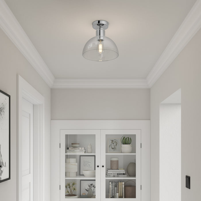 Millennium - 6021-CH - One Light Semi-Flush Mount - Knightsdale - Chrome