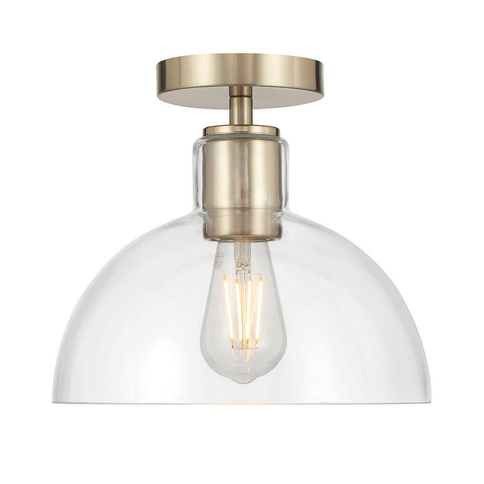 Millennium - 6021-MG - One Light Semi-Flush Mount - Knightsdale - Modern Gold