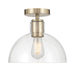 Millennium - 6021-MG - One Light Semi-Flush Mount - Knightsdale - Modern Gold