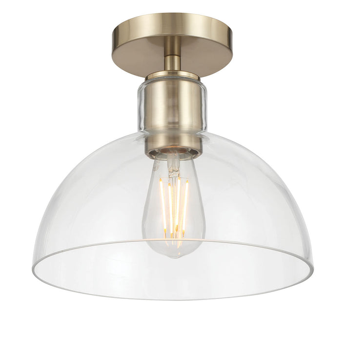 Millennium - 6021-MG - One Light Semi-Flush Mount - Knightsdale - Modern Gold