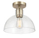 Millennium - 6021-MG - One Light Semi-Flush Mount - Knightsdale - Modern Gold