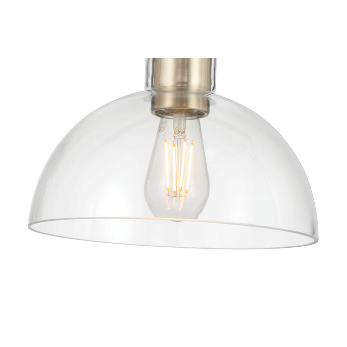 Millennium - 6021-MG - One Light Semi-Flush Mount - Knightsdale - Modern Gold