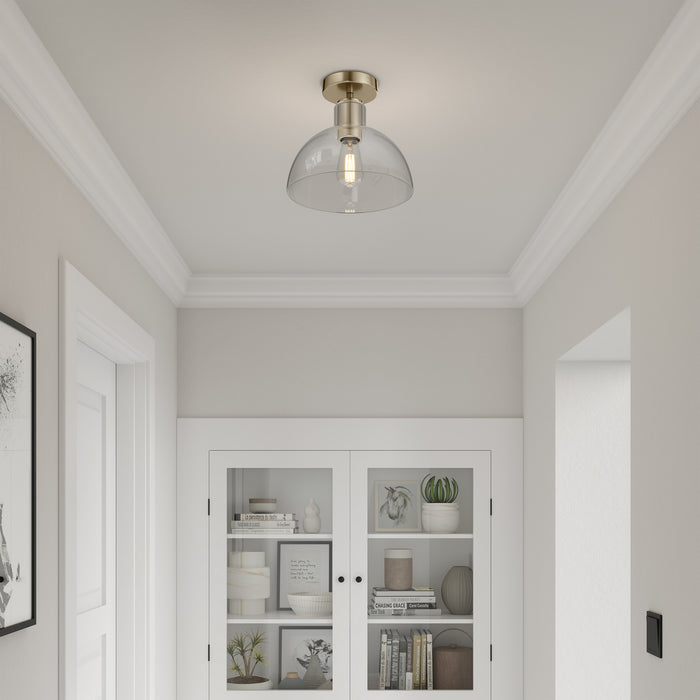 Millennium - 6021-MG - One Light Semi-Flush Mount - Knightsdale - Modern Gold