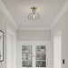 Millennium - 6021-MG - One Light Semi-Flush Mount - Knightsdale - Modern Gold