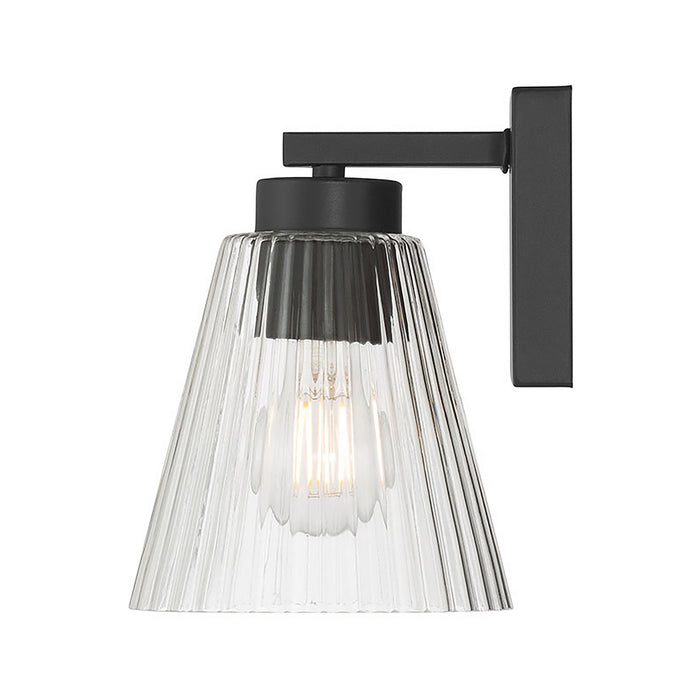 Millennium - 63001-MB - One Light Wall Sconce - Riville - Matte Black