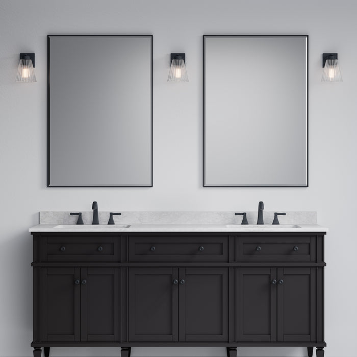 Millennium - 63001-MB - One Light Wall Sconce - Riville - Matte Black