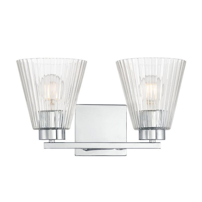 Millennium - 63002-CH - Two Light Vanity - Riville - Chrome