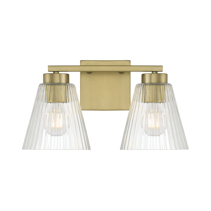 Millennium - 63002-VB - Two Light Vanity - Riville - Vintage Brass