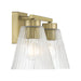Millennium - 63002-VB - Two Light Vanity - Riville - Vintage Brass