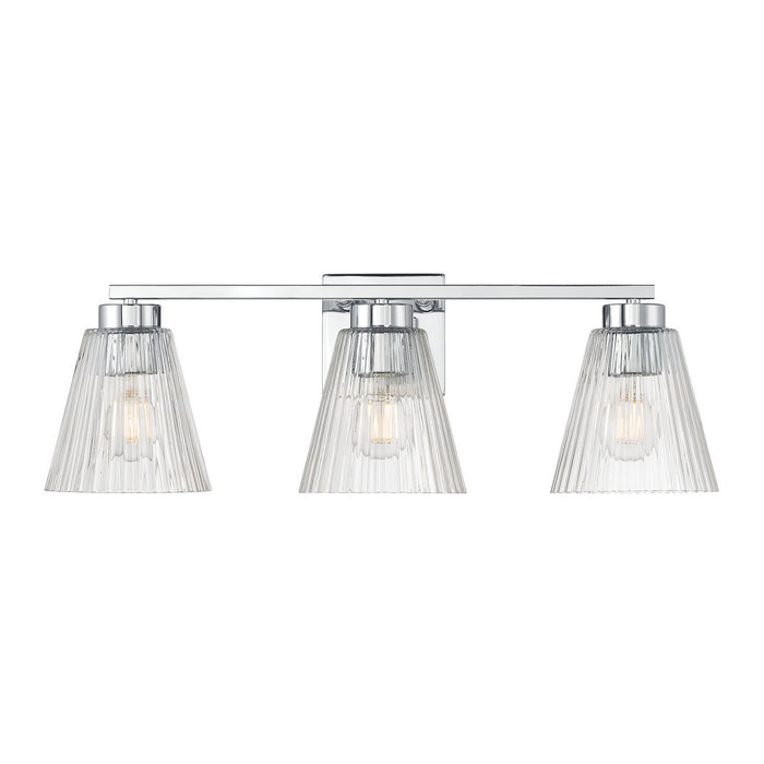 Millennium - 63003-CH - Three Light Vanity - Riville - Chrome
