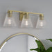 Millennium - 63003-VB - Three Light Vanity - Riville - Vintage Brass