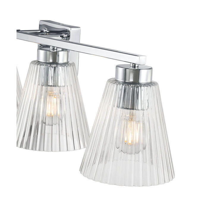 Millennium - 63004-CH - Four Light Vanity - Riville - Chrome