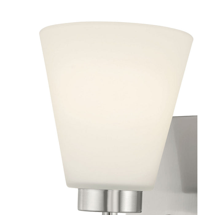 Millennium - 64001WG-BN - One Light Wall Sconce - Strayhan - Brushed Nickel