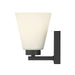 Millennium - 64001WG-MB - One Light Wall Sconce - Strayhan - Matte Black