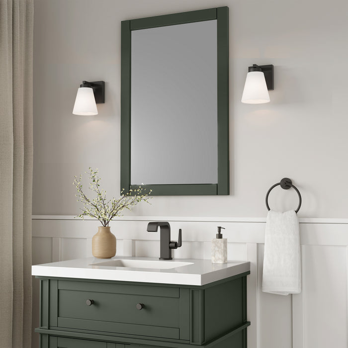 Millennium - 64001WG-MB - One Light Wall Sconce - Strayhan - Matte Black