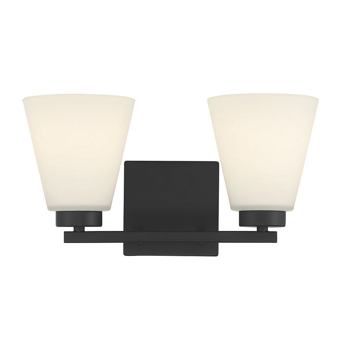 Millennium - 64002WG-MB - Two Light Vanity - Strayhan - Matte Black