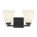 Millennium - 64002WG-MB - Two Light Vanity - Strayhan - Matte Black