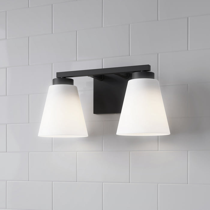 Millennium - 64002WG-MB - Two Light Vanity - Strayhan - Matte Black