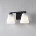 Millennium - 64002WG-MB - Two Light Vanity - Strayhan - Matte Black