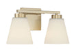 Millennium - 64002WG-MG - Two Light Vanity - Strayhan - Modern Gold