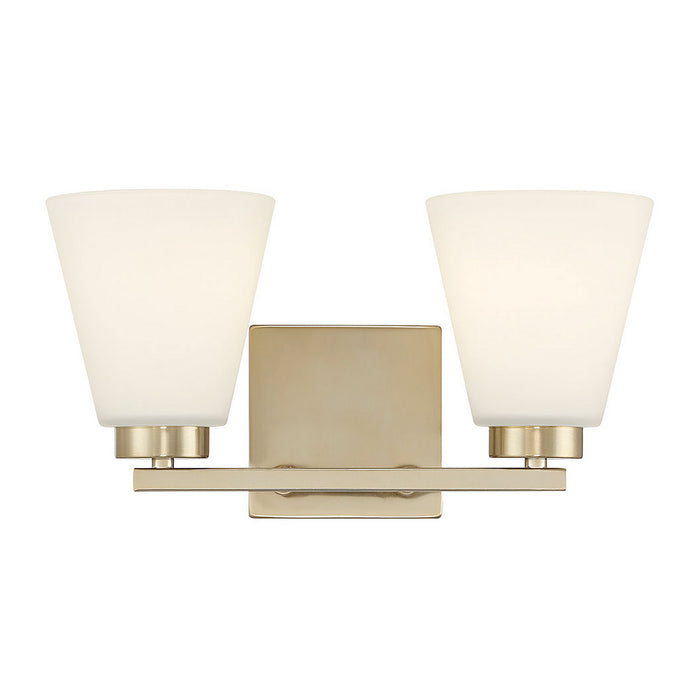 Millennium - 64002WG-MG - Two Light Vanity - Strayhan - Modern Gold