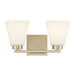 Millennium - 64002WG-MG - Two Light Vanity - Strayhan - Modern Gold
