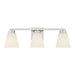 Millennium - 64003WG-BN - Three Light Vanity - Strayhan - Brushed Nickel
