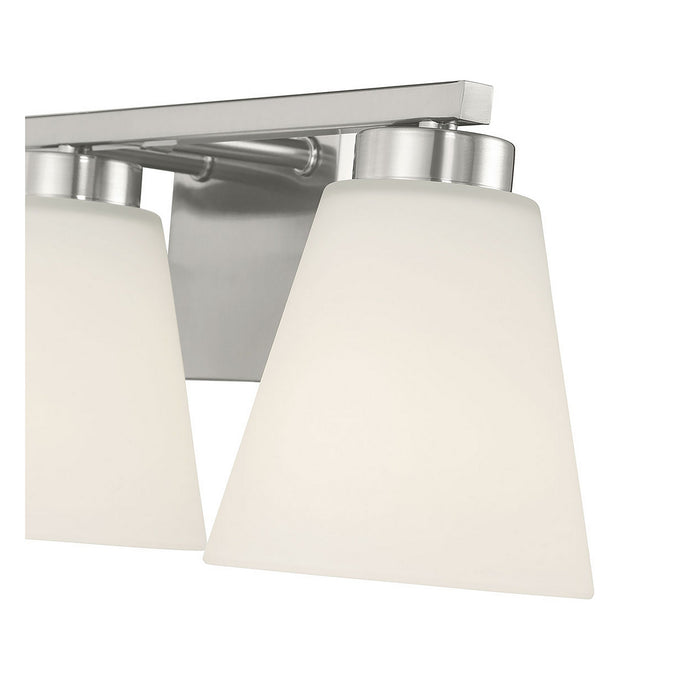 Millennium - 64003WG-BN - Three Light Vanity - Strayhan - Brushed Nickel