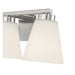 Millennium - 64003WG-BN - Three Light Vanity - Strayhan - Brushed Nickel