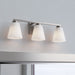 Millennium - 64003WG-BN - Three Light Vanity - Strayhan - Brushed Nickel