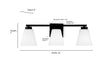 Millennium - 64003WG-BN - Three Light Vanity - Strayhan - Brushed Nickel