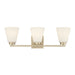 Millennium - 64003WG-MG - Three Light Vanity - Strayhan - Modern Gold