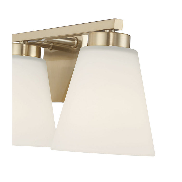 Millennium - 64003WG-MG - Three Light Vanity - Strayhan - Modern Gold