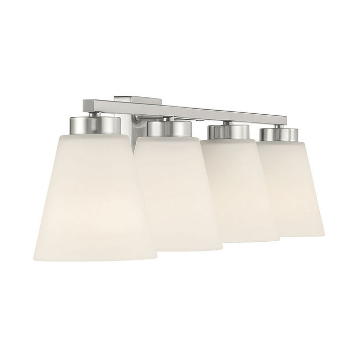 Millennium - 64004WG-BN - Four Light Vanity - Strayhan - Brushed Nickel
