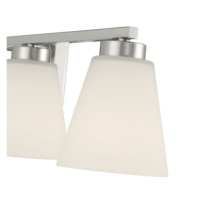 Millennium - 64004WG-BN - Four Light Vanity - Strayhan - Brushed Nickel