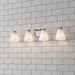 Millennium - 64004WG-BN - Four Light Vanity - Strayhan - Brushed Nickel