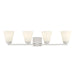 Millennium - 64004WG-BN - Four Light Vanity - Strayhan - Brushed Nickel