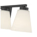 Millennium - 64004WG-MB - Four Light Vanity - Strayhan - Matte Black
