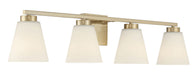 Millennium - 64004WG-MG - Four Light Vanity - Strayhan - Modern Gold