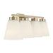 Millennium - 64004WG-MG - Four Light Vanity - Strayhan - Modern Gold