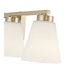 Millennium - 64004WG-MG - Four Light Vanity - Strayhan - Modern Gold