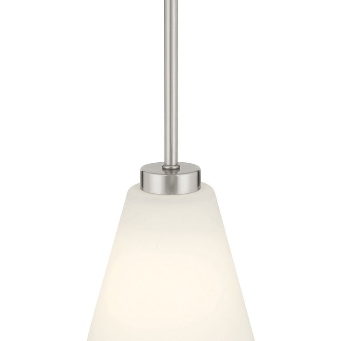 Millennium - 64101WG-BN - One Light Mini Pendant - Strayhan - Brushed Nickel