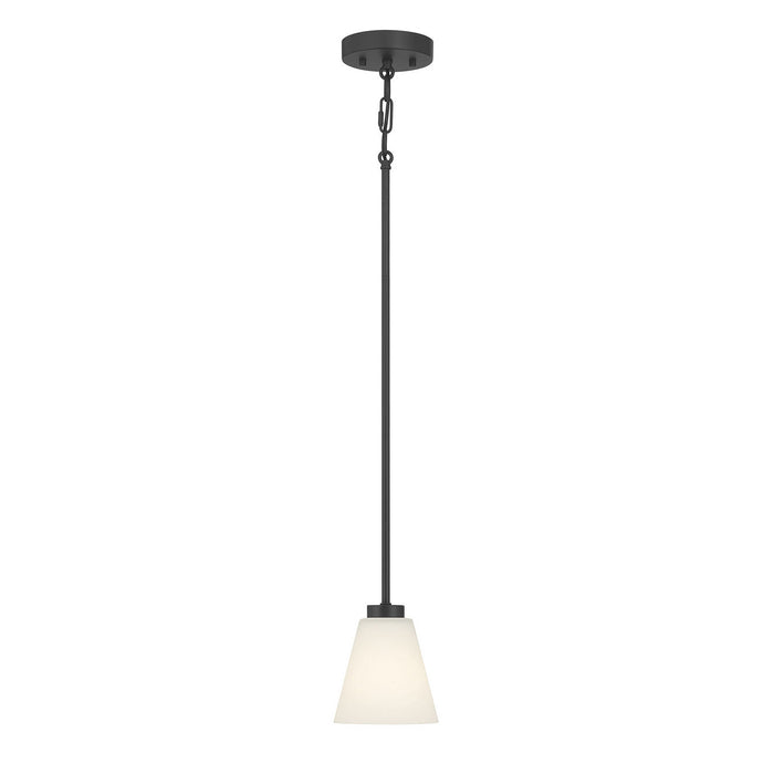 Millennium - 64101WG-MB - One Light Mini Pendant - Strayhan - Matte Black