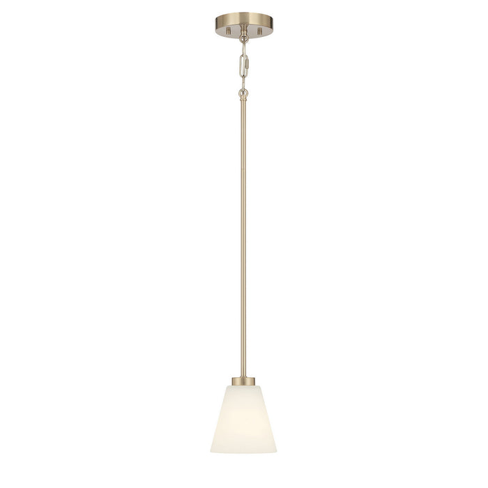 Millennium - 64101WG-MG - One Light Mini Pendant - Strayhan - Modern Gold