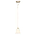 Millennium - 64101WG-MG - One Light Mini Pendant - Strayhan - Modern Gold