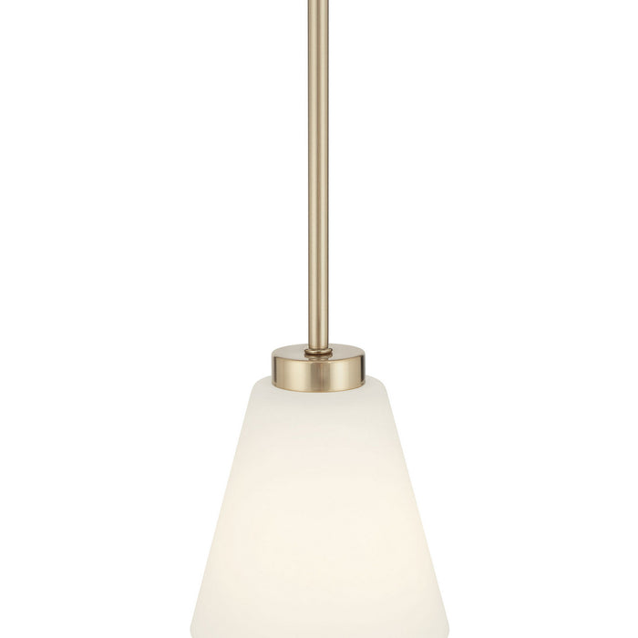 Millennium - 64101WG-MG - One Light Mini Pendant - Strayhan - Modern Gold