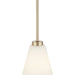 Millennium - 64101WG-MG - One Light Mini Pendant - Strayhan - Modern Gold