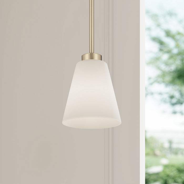 Millennium - 64101WG-MG - One Light Mini Pendant - Strayhan - Modern Gold