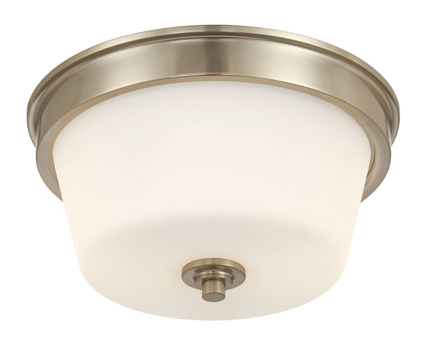 Millennium - 64102WG-MG - Two Light Flush Mount - Strayhan - Modern Gold